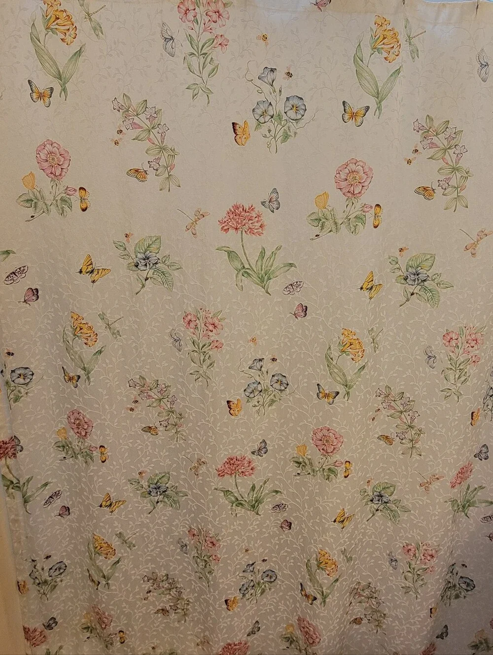 Lenox Butterfly Meadow Shower Curtain & Towel Set